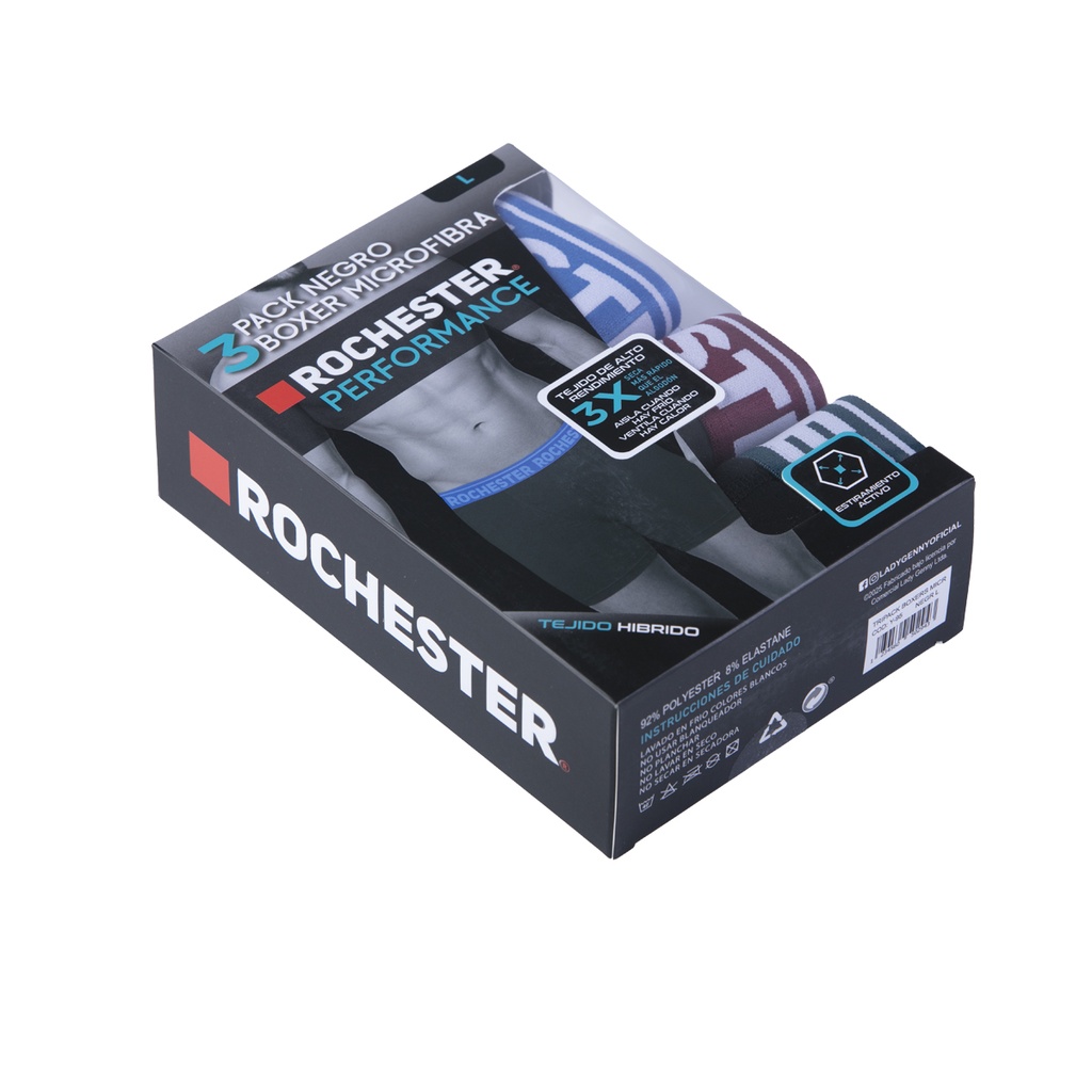 TRIPACK BOXERS MICROFIBRA