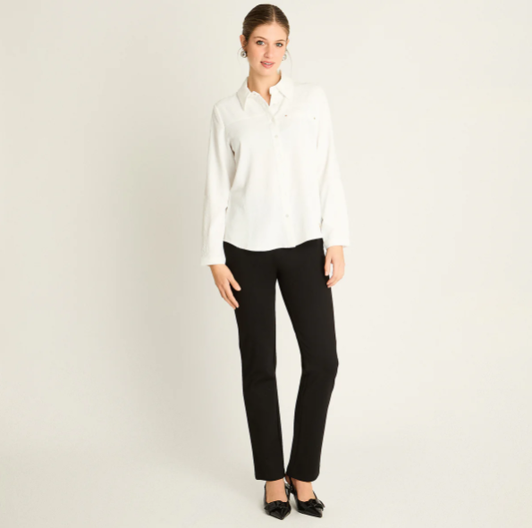 BLUSA CRUDO CON DETALLE DE BOLSILLO 207535