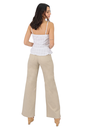WIDE LEG GABARDINA TIRO ALTO ARENA